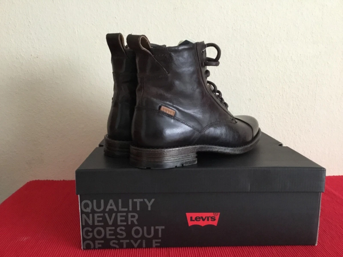 Levi s 225115 825 28 Emerson Herren Schuhe Stiefel Boots Braun Gr