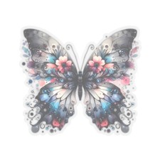 Kiss-Cut Butterfly Sticker, Laptop, Cell Phone, Gift for Her