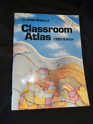1993 Edition Rand McNally Classroom Atlas - Paperback By Rand McNally