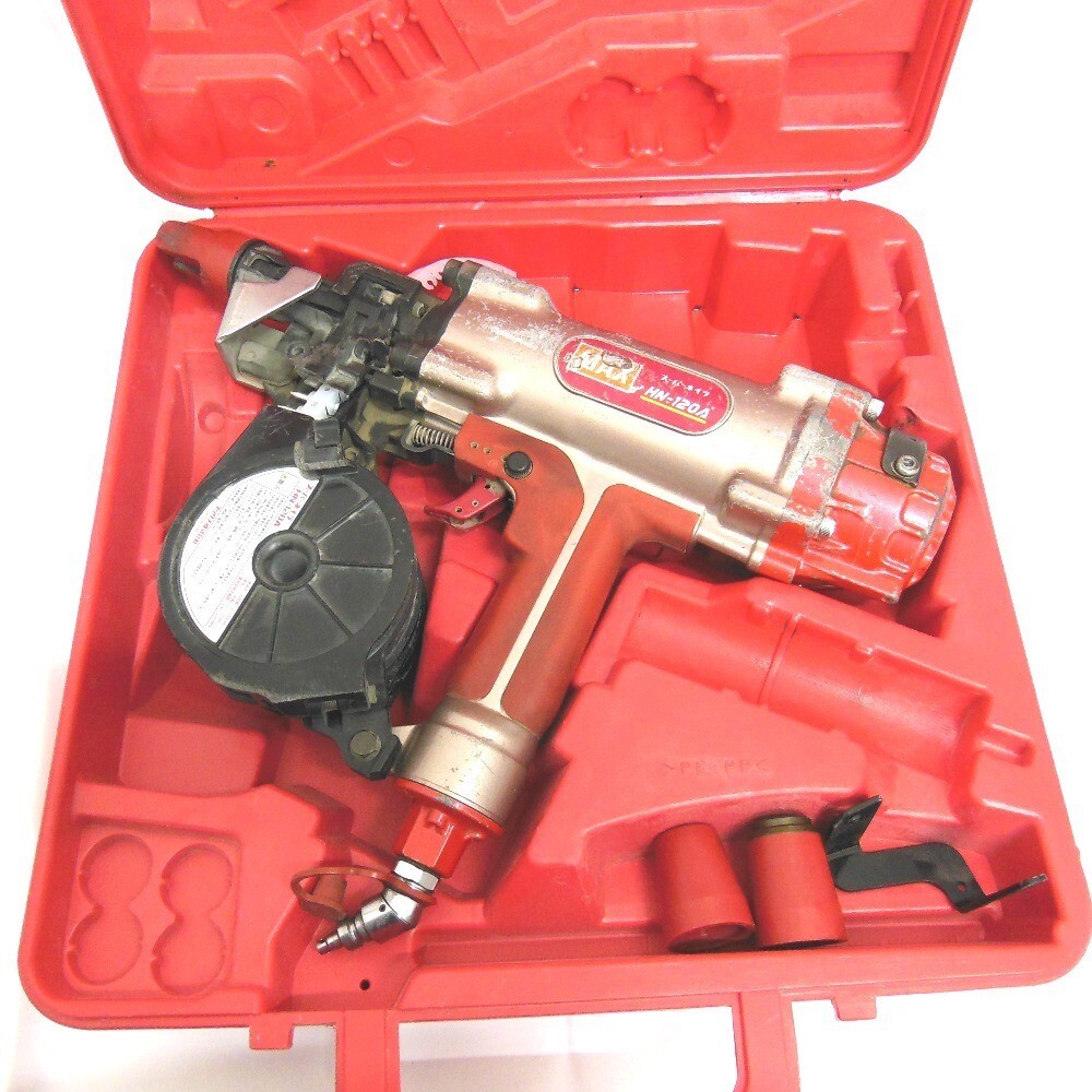 Max HN-120 SuperNailer High Pressure Concrete Pin Nailer w/Box | eBay