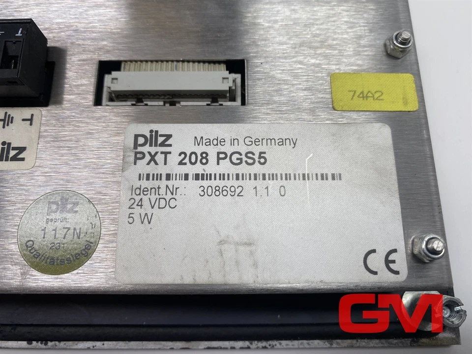 Pilz Bedienpanel PXT 208 PGS5 operator panel unit 308692 1.1 24 VDC 5W - Bild 2 von 4