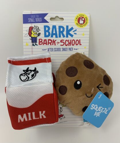Bark To School After School Snack Pack Squeaky Dog Toy - Makers Of Bark Box - Picture 1 of 2