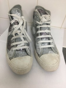 silver sequin converse uk