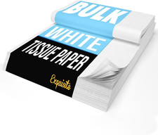 White Tissue Paper for Gift Bags, White Tissue Paper Bulk - 960 Sheets 15" X 20"