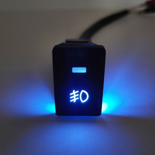 For 2007-2011 Nissan Versa Fog Light On/Off Push Switch Button Blue LED Indicator