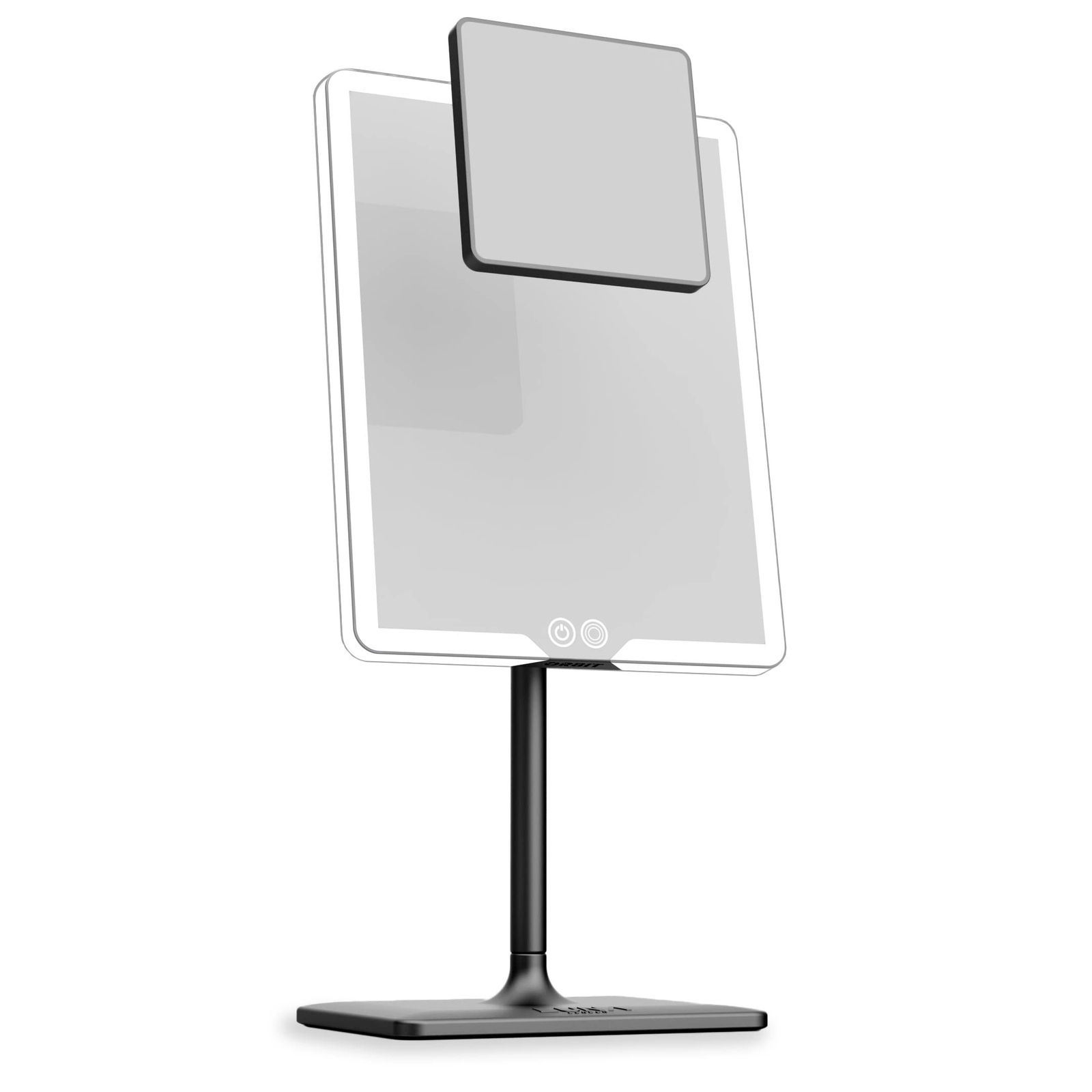 Orbit Mirror - LED Lighted Vanity Makeup Mirror with Adjustable Desk Stand