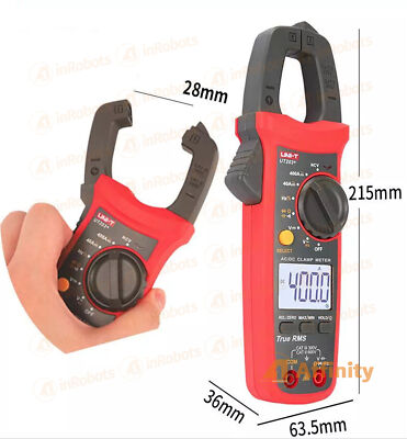 UT203+ Digital Clamp Multimeter AC DC Amp Tester Handheld DMM Meter Auto Range