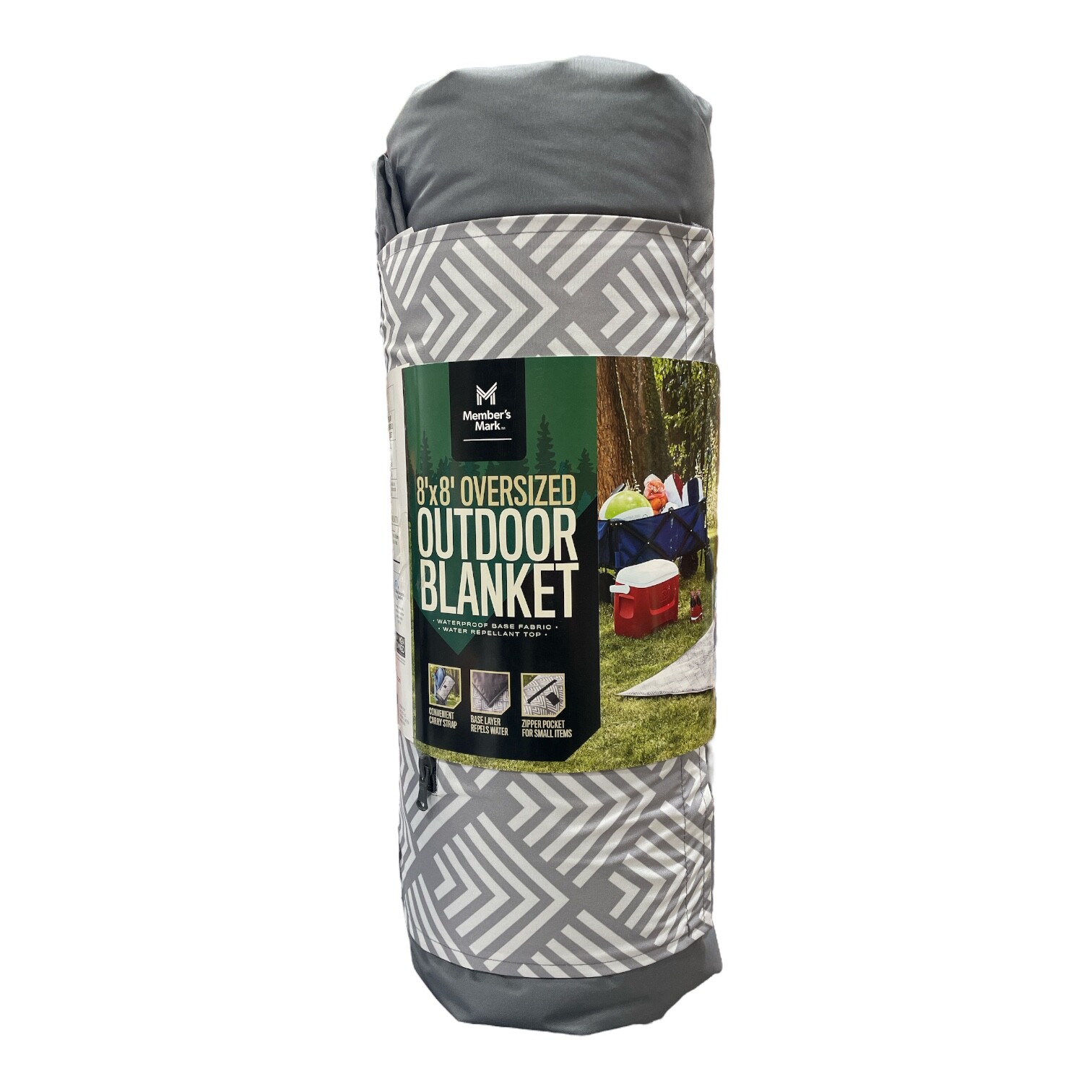 Участники отмечают водонепроницаемое уличное одеяло большого размера 8 x 8 плед Arrow Geo 4890₽