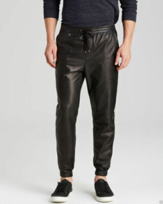 Vegan Luxe Lambskin Jogger Pants main image 1