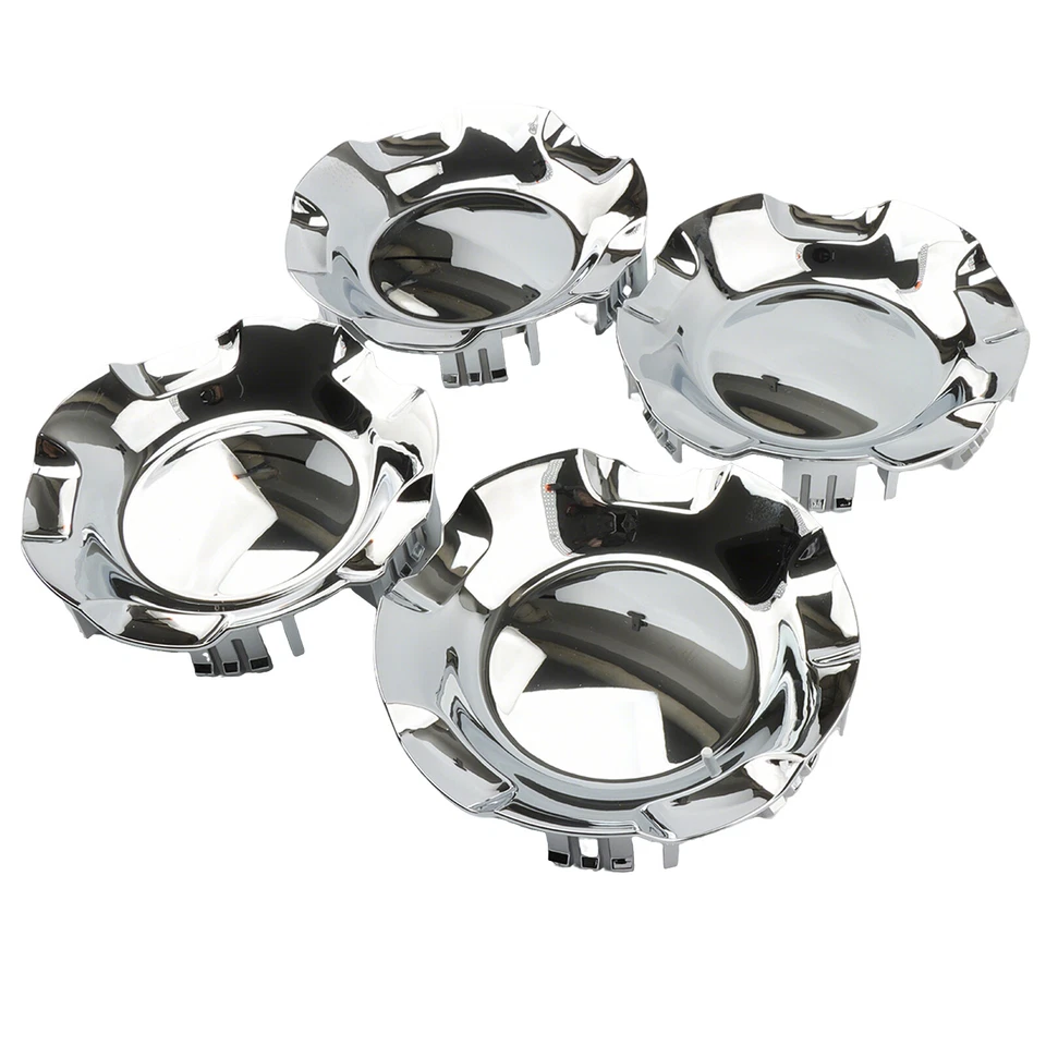 4x Para Silverado Tahoe Avalanche Suburban 2007 2013 Tapacubos de rueda plateados Foto 4 de 4