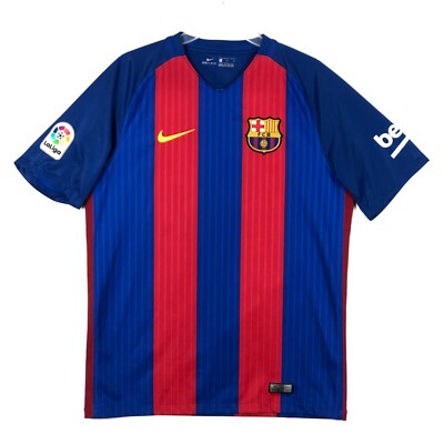 Nike FC Barcelona Mサイズ シャツ 赤青 FC Barcelona Nike シャツ 赤青 スポンサー付き - メルカリ