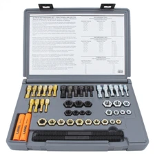 Lang Tools 971 Fractional SAE & Metric Thread Restorer 48-Piece Kit