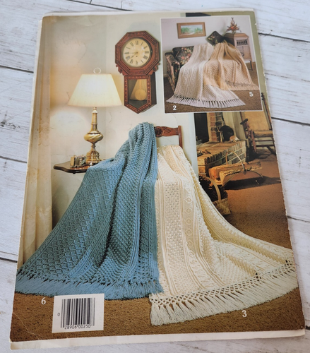 1983 Leisure Arts Fisherman Crochet Afghans #250 Anne Rabun Ough READ - Picture 4 of 4