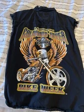 Vintage Men's Motorcycle Button Shirt LARGE/XL Regent Colorado River Bike 2009