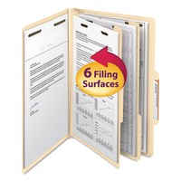 Smead Manila Classification Folders With 2/5 Right Tab Legal Six-section 10/box on sale Smead Manila Classification Folders With 2/5 Right Tab Legal Six-section 10/box on sale