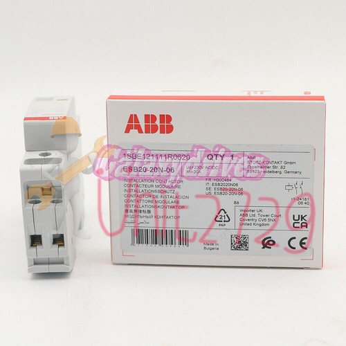 1pcs  ABB ESB20-20N-06 Installation Contactor 230V AC/DC 1SBE121111R0620 new /ga - Picture 5 of 6