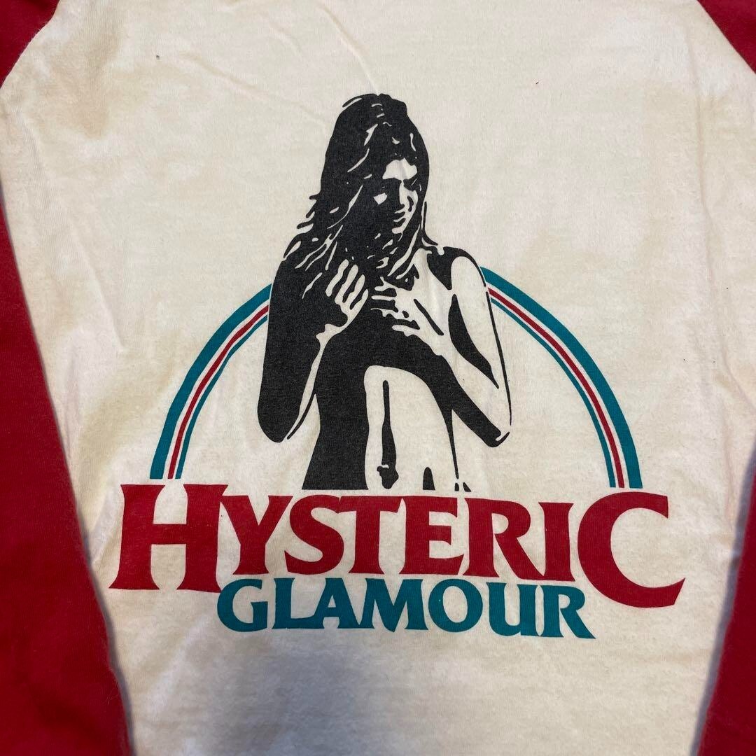トップス hysteric glamour logo print raglan tee Hysteric Glamour Hendrix Raglan Tee – SaolMortem