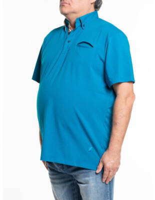 Plus Size Mens Maxfort Polo 39552 Cotton Short Sleeve With Pocket