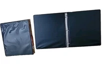 Set Of 2, BAZIC Products 3-Ring View Binder with 2 Pockets, 1", Black