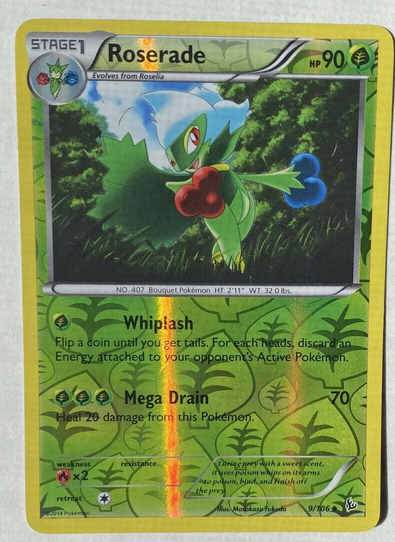 Roserade - [FLF - 9/106] - Reverse Holofoil - Uncommon - Pokemon - EN