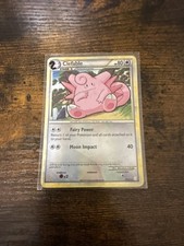 Pokémon TCG Clefable Reverse Holo Rare Card 3/123 HeartGold SoulSilver on eBay