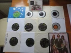 ELTON JOHN ~ 14 SINGLE 45's ( 3 PIC SLEEVES) + ROCKET MAN DEFINITIVE HITS CD LOT