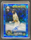 2024 Topps Chrome Update Sapphire Jackson Chourio Auto Rookie RC Rookie #155/199