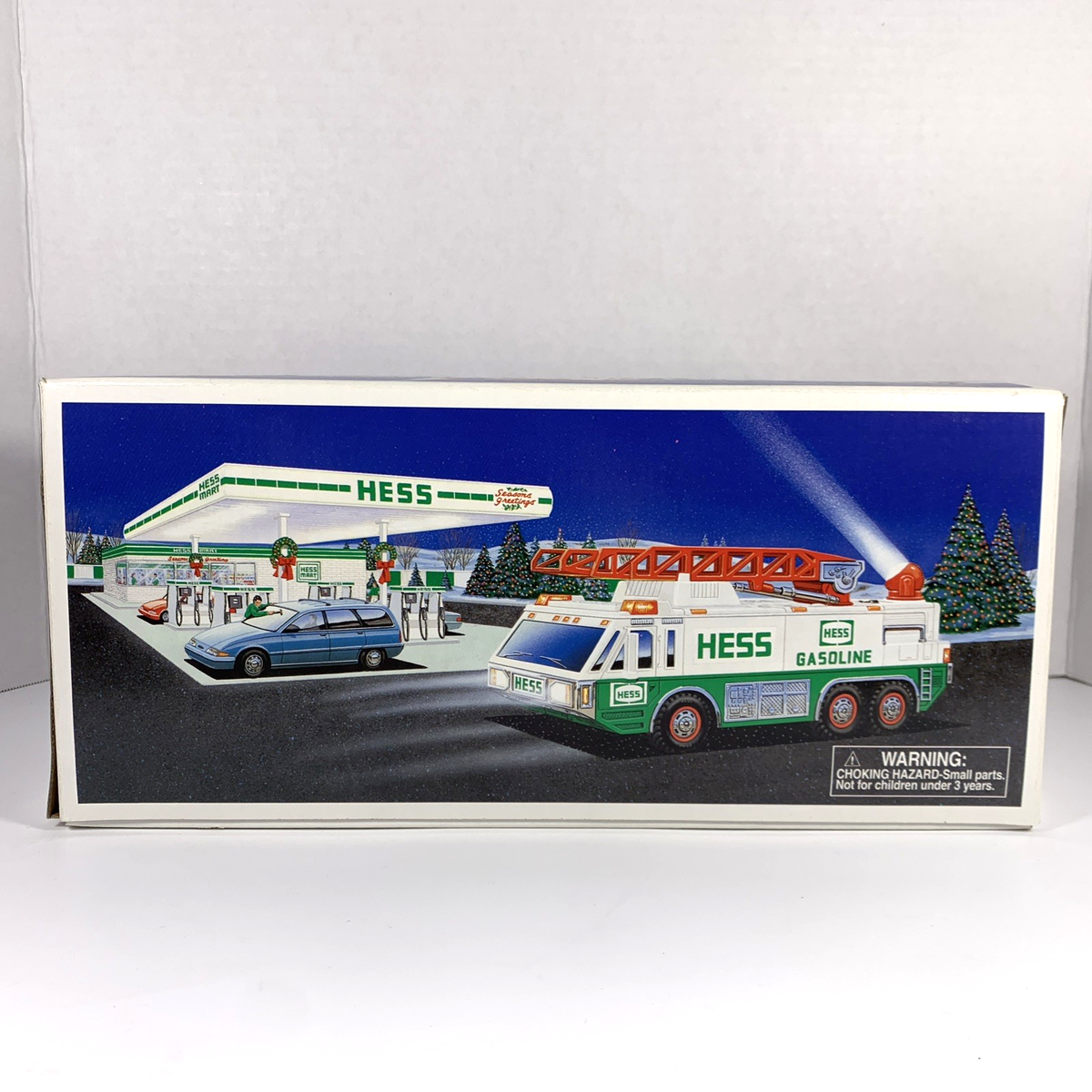 RARE VINTAGE 1996 HESS Emergency Toy Truck NEW In Original Box | eBay