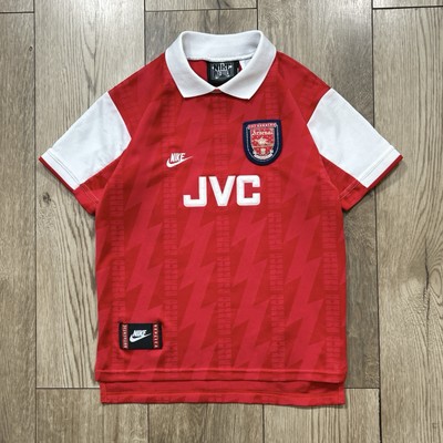 1994/96 Arsenal Nike Home Football Shirt Size Medium Boys Age 10