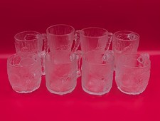Vintage 1993 McDonald's Flintstones Mugs - Complete Set of 8