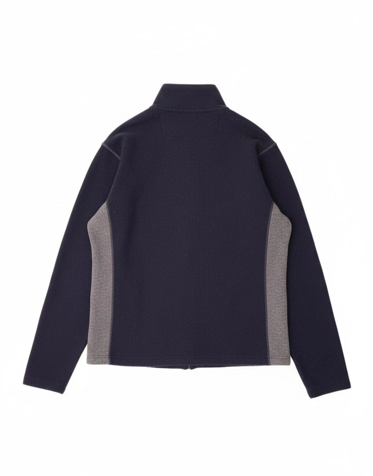 Cárdigan suéter grande TIMBERLAND para hombre Grant Fit azul marino bloques de colores BJ06 Foto 2 de 4