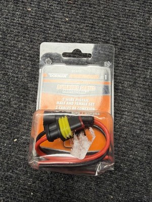 2 WIRE MALE /FEMALE MULTI PURPOSE ELECTRICAL PIGTAIL COONECTOR 91441-1 DORMAN