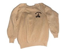 Vintage Walt Disney Productions Sweatshirt Med Castle Peach 38 Crew Neck
