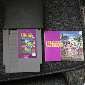 Ultima Exodus Nintendo NES, 1989. CIB Box, Cart, Manual. Good condition. 