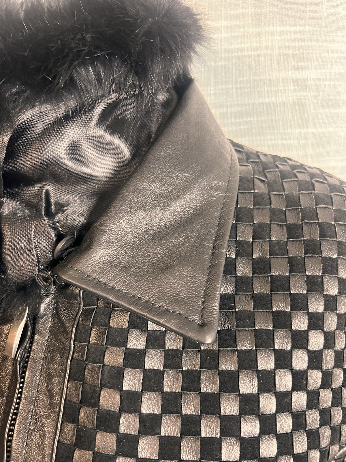 MARVIN RICHARDS Authentic Leather Jacket Black Ra… - image 11