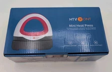 HTVRONT Mini Heat Press - Portable Iron Heating Transfer - Red - NEW IN BOX