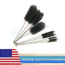 10 Set Nylon Small Long Cleaning Straw Brush Cleaner Bottle Tube Pipe US