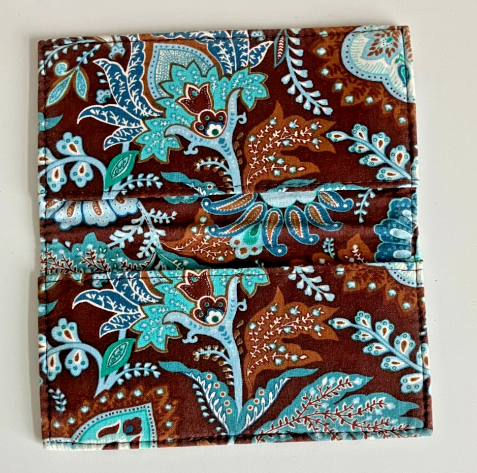 Vera Bradley "Java Blue" Checkbook Cover ~ EUC! - image 3