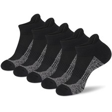 5 Pairs Womens Ankle Socks Athletic No Show Running Comfort Cushioned Gear