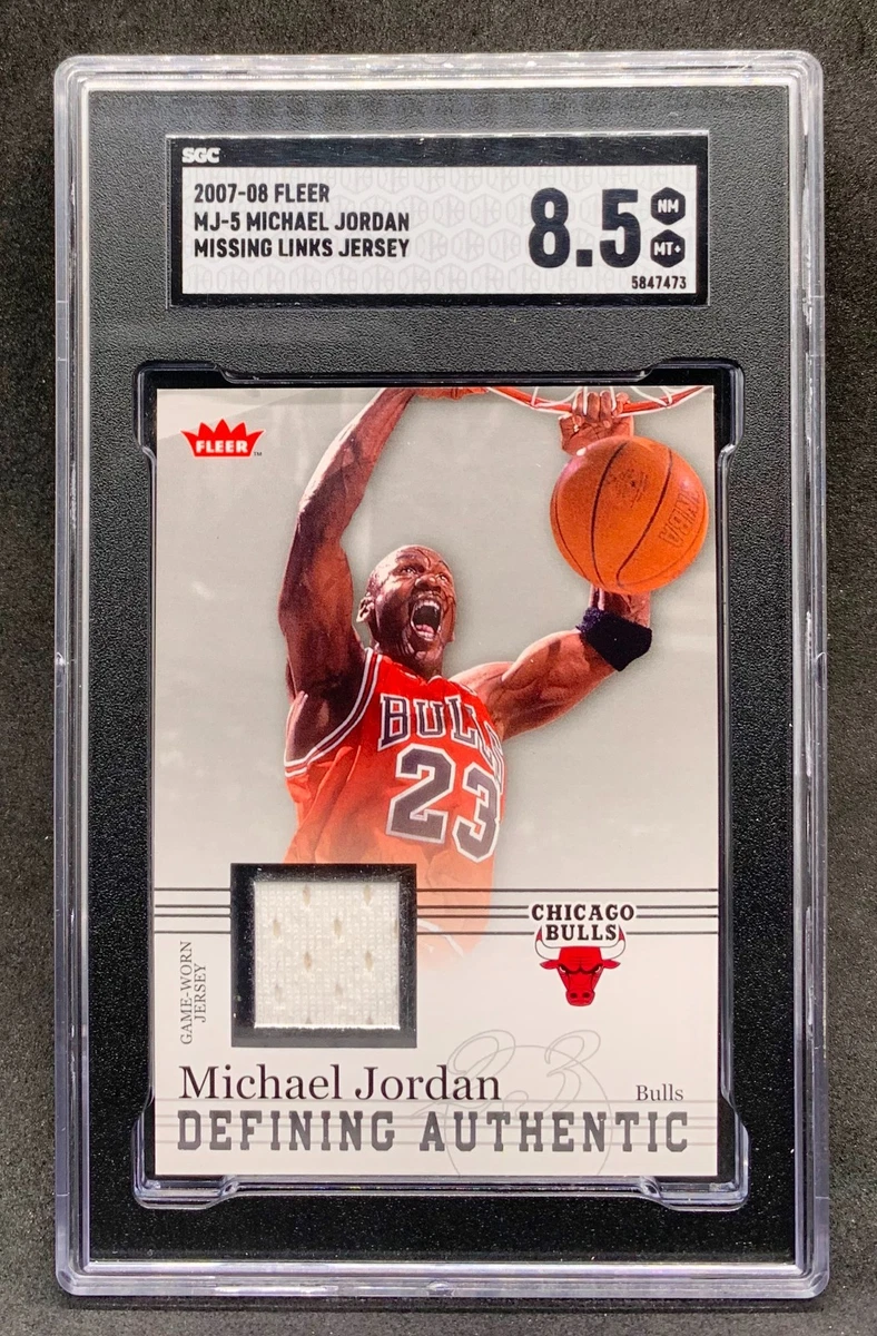 Fleer 8.5 Graded Basketball Chicago Bulls Sports Trading Cards