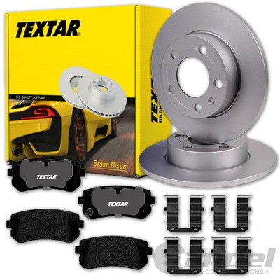 TEXTAR BREMSSCHEIBEN 262mm + BELÄGE HINTEN passend für KIA CEED ED PRO CEED SW