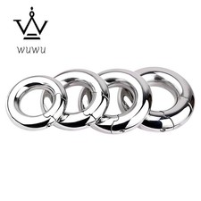 Weight Training Male ring Stainless Steel Ball Stretcher Lock Testicle Scrotum