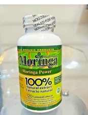 Moringa Leaf Extract (Moringa oleifera) – 120 Cápsulas