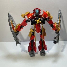 LEGO Bionicle Tahu Master of Fire 70787 Complete Both Masks & Skull Spider