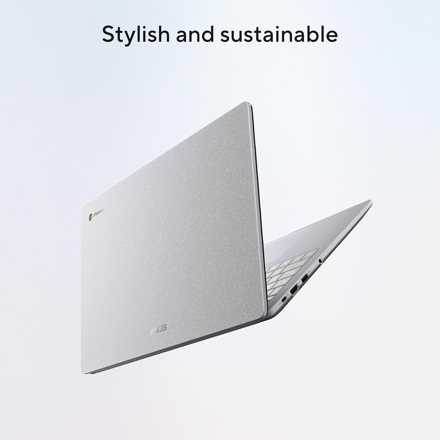Laptop Chromebook ASUS CX15 de 15.6" FHD IPS, N4500, 4GB, 128GB, Gris Puro, imagen 3