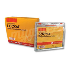LOCOA Transdermal 40mg 7's X 5 PACKS (35 Patches) Joint Pain Relief Patch