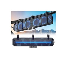 GoHawk 25" UTV Sound Bar - 8-Speaker ATV Audio with RGB Lighting & Bluetooth