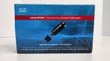 Linksys AE1000 Wireless-N USB Adapter Dual Band 2.4/5GHz w/ Dock Cisco