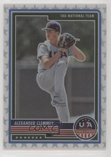 2023 Panini USA Baseball Stars & Stripes White Prizm 53/99 Alexander Clemmey n0c