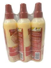 Lot of 3 Creme of Nature Argan Oil Strength & Shine Leave-In Conditioner 8.45oz